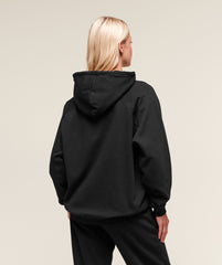 Training Oversized Fleece Hoodie Black