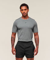Lightweight Seamless T-Shirt Light Grey/Smokey Grey
