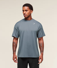 Arrival Oversized T-Shirt Iron Blue