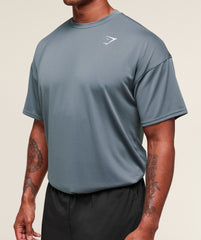 Arrival Oversized T-Shirt Iron Blue