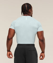 Geo Seamless T-Shirt Smoke Blue/Soft White