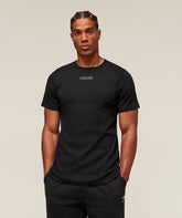 Premium Ribbed T-Shirt Black