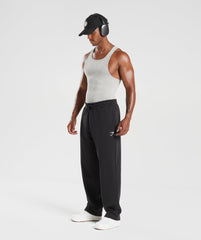 Crest Straight Leg Joggers Black