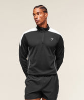 Arrival Block 1/4 Zip Black