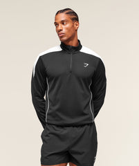 Arrival Block 1/4 Zip Black