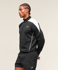 Arrival Block 1/4 Zip Black