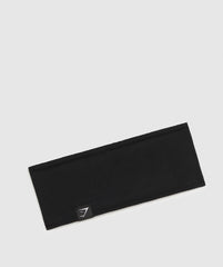 Diffuse Single Layer Sweat Headband Black