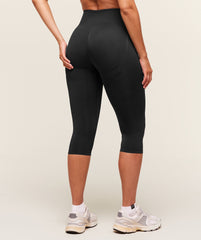 Everyday Seamless Capri Legging Black