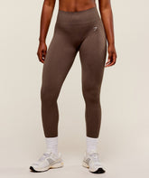 Adapt Fleck x Whitney Leggings Soft Brown/Chestnut Pink