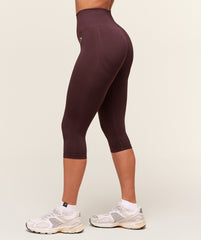 Everyday Seamless Capri Legging Cherry Purple