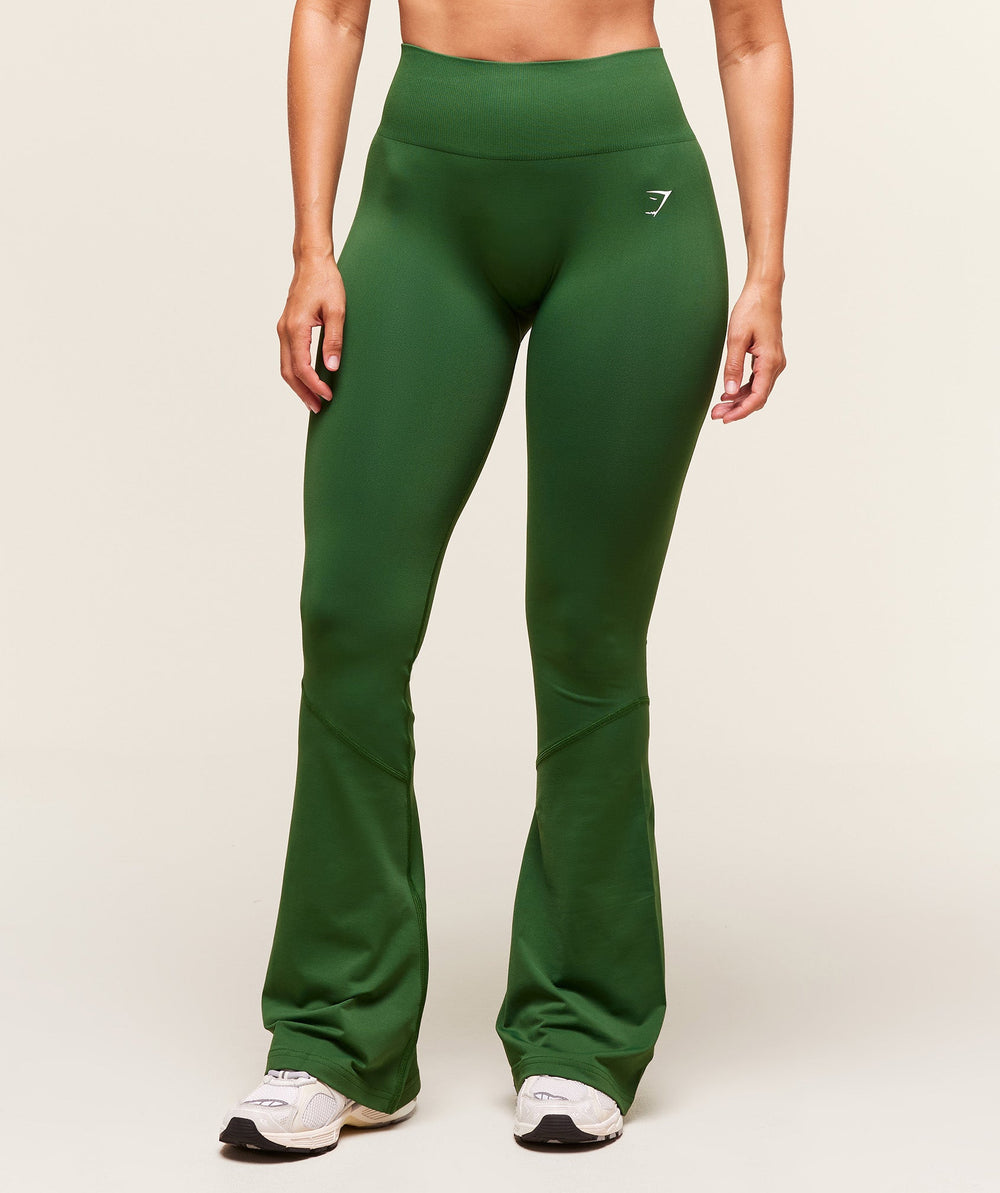 Everyday Seamless Flared Legging Athletic Green