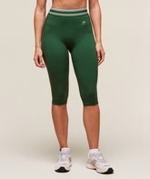 Retro Capri Leggings Classic Green