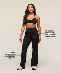 Whitney Flared Leggings Black