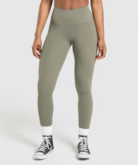 Legacy Logo Leggings Base Green