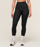 Ribbed Contour Leggings Black