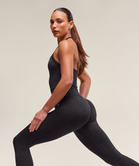 Adapt X Whitney Animal Seamless Leggings Asphalt Grey/Black