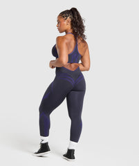 Apex Lift Seamless Leggings Heavy Blue/Cobalt Purple