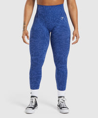 Adapt Safari Seamless Leggings Wave Blue/Iris Blue
