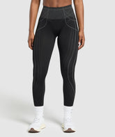 Apex Seamless Leggings Black/Graphite Grey