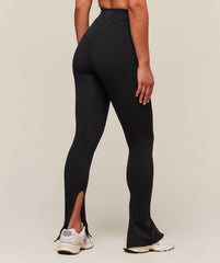 everywear Warp Knit Flare Legging Black