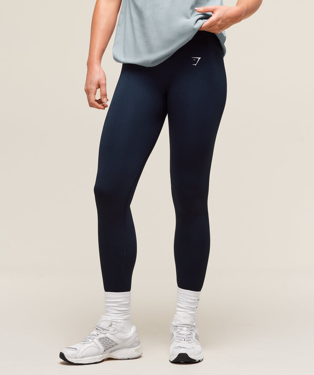 Lift Seamless Leggings Midnight Blue/Black Marl