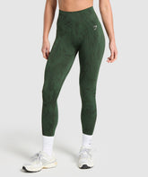 Adapt Camo Seamless Leggings Green