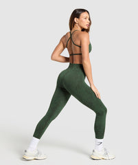 Adapt Camo Seamless Leggings Green