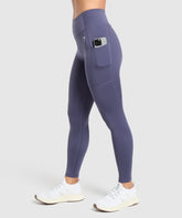 Pocket Leggings Weighted Purple