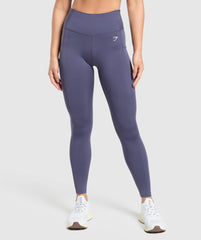 Pocket Leggings Weighted Purple