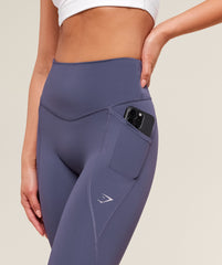 Running Pocket Leggings Weighted Purple