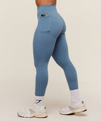 Lifting Pocket Leggings Worn Blue