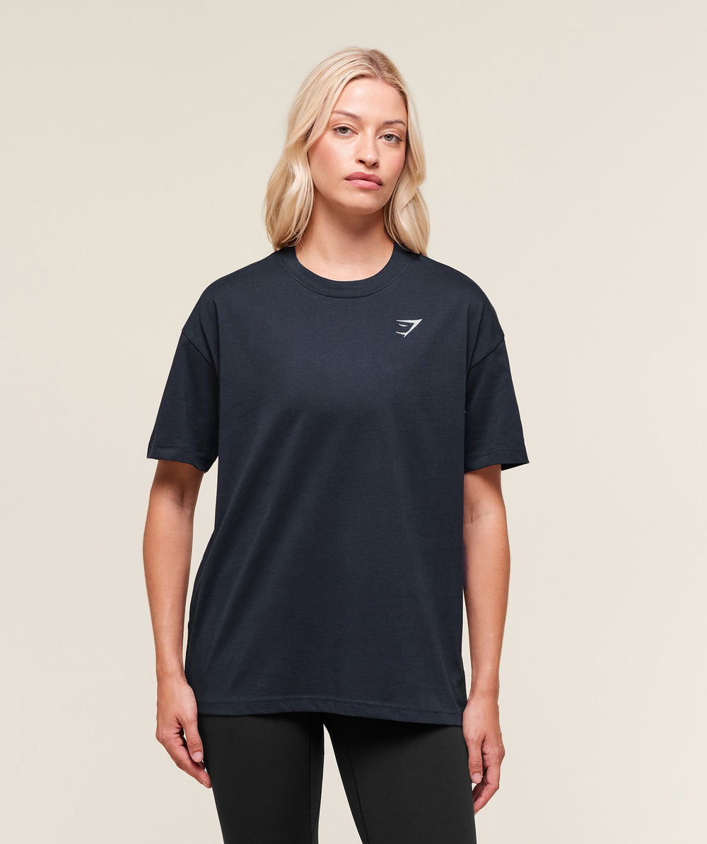 Training Oversized T-Shirt Heavy Blue
