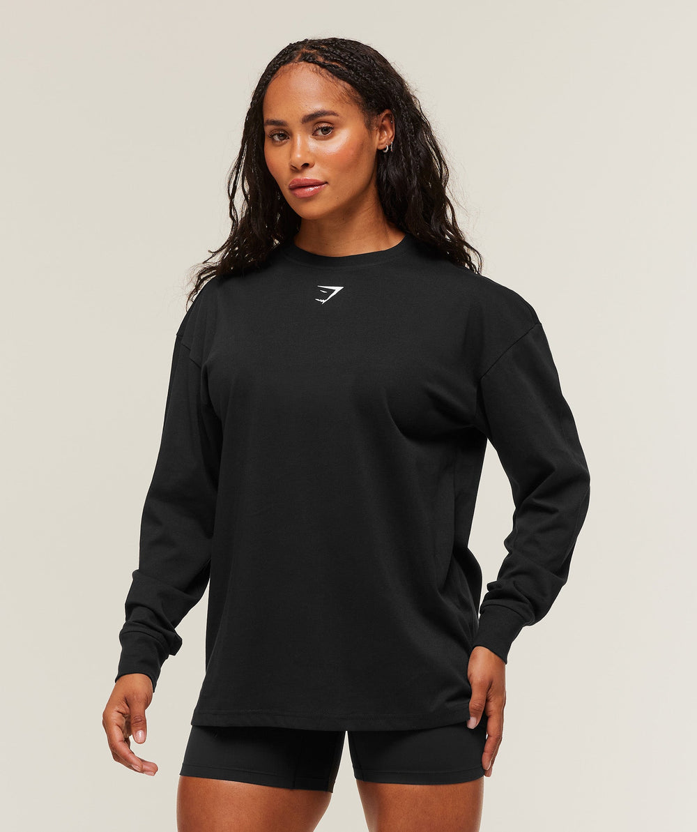 Power Long Sleeve Top Black
