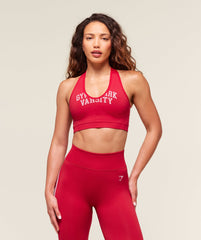 Lift Varsity Seamless Tank Carmine Red