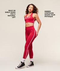 Lift Varsity Seamless Tank Carmine Red