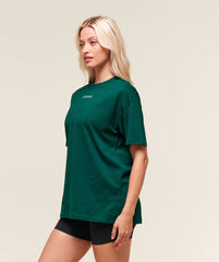 Block Oversized T-Shirt Weighted Teal
