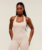 Adapt Fleck x Whitney Tank With Shelf Coconut White