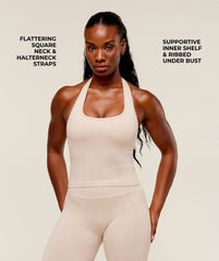 Adapt Fleck x Whitney Tank With Shelf Coconut White