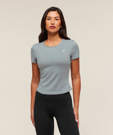 Training Baby Tee Denim Grey