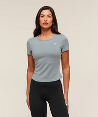 Training Baby Tee Denim Grey