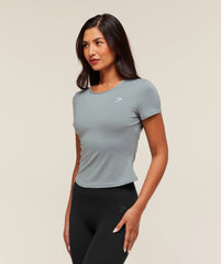 Training Baby Tee Denim Grey