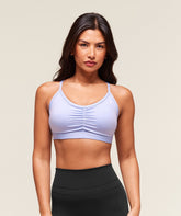 Ruched Sports Bra Peri Blue