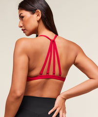 Minimal Sports Bra Carmine Red