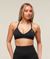Minimal Sports Bra Black