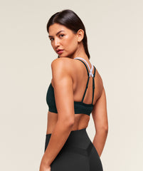 Double Up Sports Bra Deep Petrol Blue/Smoke Blue