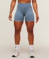 Lift Seamless Shorts Worn Blue/Peri Blue Marl