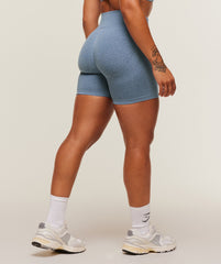 Lift Seamless Shorts Worn Blue/Peri Blue Marl