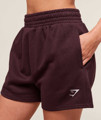 Training Fleece Shorts Cherry Purple