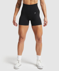 Lift Seamless Shorts Black/Black Marl