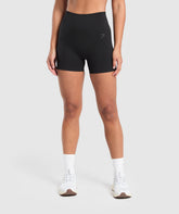 Corset Seamless Shorts Black